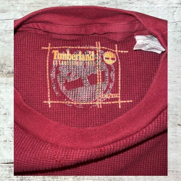 Timberland Long Sleeve Red Sweater Size XXL - Picture 4 of 9